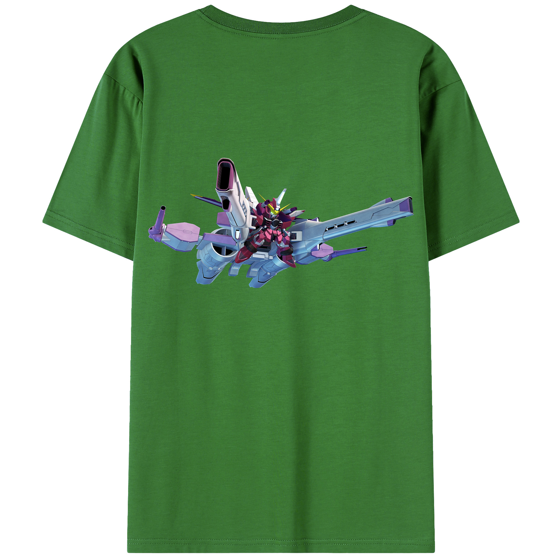（画像用） 機動戦士ガンダム Mobile Suit Gundam レディース半袖Tシャツ(バックプリント)